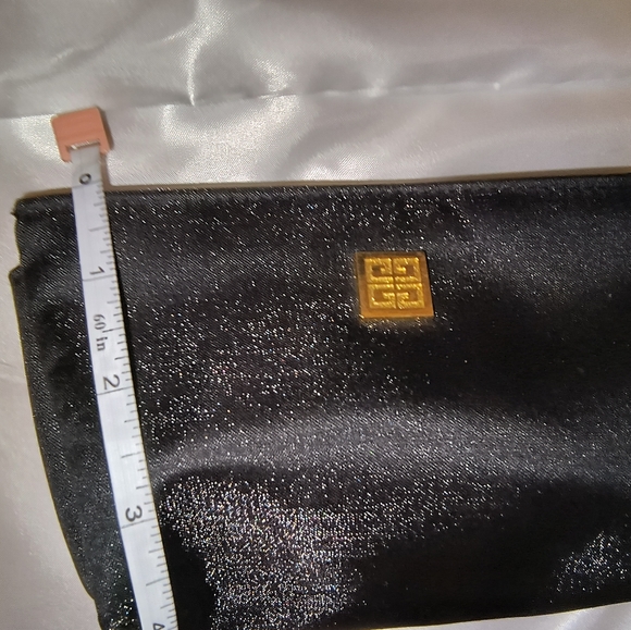Givenchy Cosmetic Parfum Bag in Shimmery Black with Gold Hardware - Picture 13 of 14
